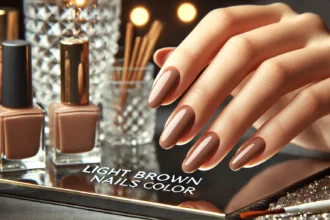 How to Get the Perfect Light Brown Nails Color Backstageviral.com