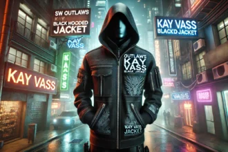 sw outlaws kay vass black hooded jacket